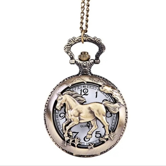 Horse Watch Necklace - Picture 7 of 9